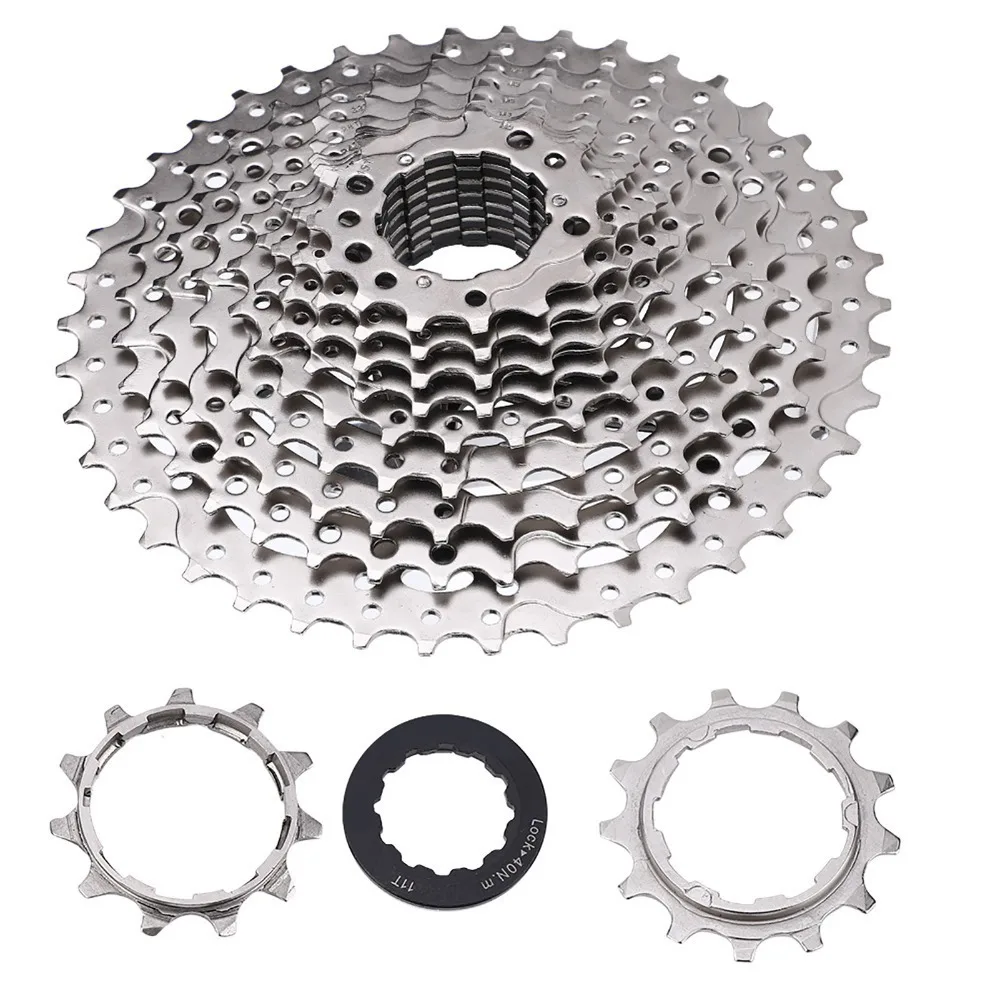 11 Speed Road Bike Cassette 11-42T Easy Installation Mountain Bike Cassette Chromium-Molybdenum Steel Silver Cassette Sprocket
11 Speed Road Bike Cassette 11-42T Easy Installation Mountain Bike Cassette Chromium-Molybdenum Steel Silver Cassette Sprocket