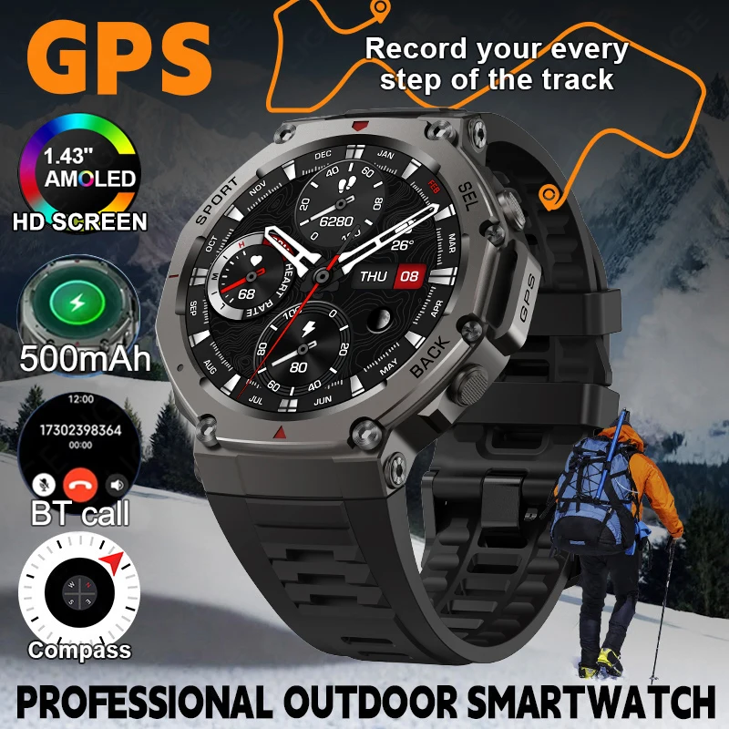 2025 Новые военные умные часы GPS 5ATM Водонепроницаемые умные часы для Android iOS AMOLED HD Экран Компас 170 + Спортивные часы для фитнеса
2025 Новые военные умные часы GPS 5ATM Водонепроницаемые умные часы для Android iOS AMOLED HD Экран Компас 170 + Спортивные часы для фитнеса