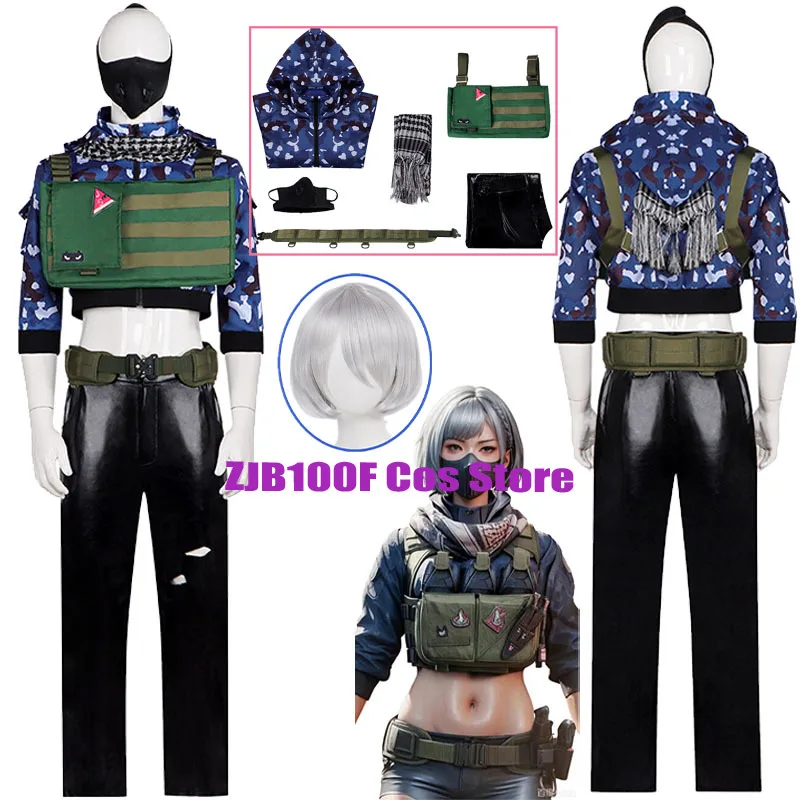 Game Hackclaw Cosplay Costume Scout Mai Xiaowen Outfit Mask Uniform Wig Set Halloween Party Role Play Prop for Woman
Game Hackclaw Cosplay Costume Scout Mai Xiaowen Outfit Mask Uniform Wig Set Halloween Party Role Play Prop for Woman
