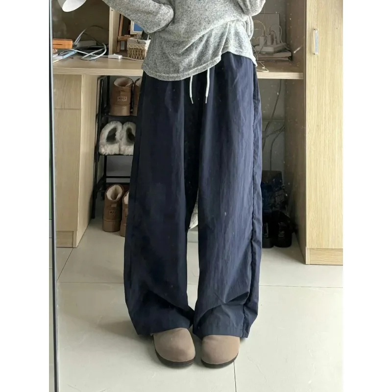 Women's Wide Leg Pants Elastic Waist Drawstring Casual Loose Trousers
Women's Wide Leg Pants Elastic Waist Drawstring Casual Loose Trousers