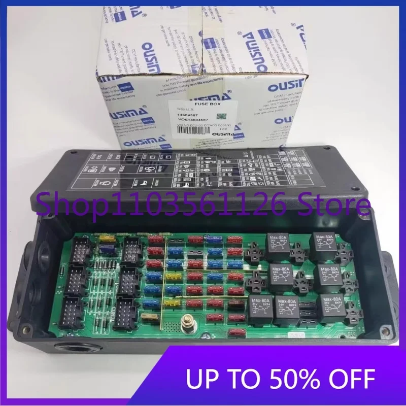 EC210 240 360 480D High Quality Fuse Box Assembly Computer Board Circuit Board Essential Fuse Box Parts VOE14604587
EC210 240 360 480D High Quality Fuse Box Assembly Computer Board Circuit Board Essential Fuse Box Parts VOE14604587