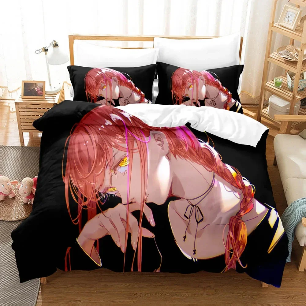 Anime Chainsaw Man Makima 2/3pcs Bedding Set Boys Girls Twin Queen Size Duvet Cover Pillowcase Bed Kids Adult Home Textile
Anime Chainsaw Man Makima 2/3pcs Bedding Set Boys Girls Twin Queen Size Duvet Cover Pillowcase Bed Kids Adult Home Textile