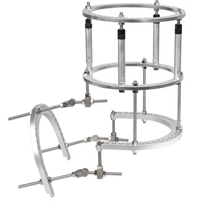 Круговой ортопедический внешний фиксатор, инструмент для операций при крупных переломах, ортез для голеностопного сустава
Круговой ортопедический внешний фиксатор, инструмент для операций при крупных переломах, ортез для голеностопного сустава