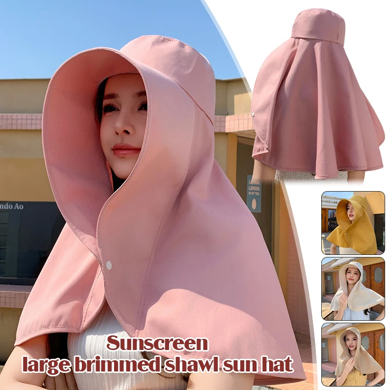 Summer Hats Outdoor UV Anti Neck Protection Sun Hats Lady Fishing Hiking Bucket Hat Wide Brim Shawl Screen Ponytail Caps
Summer Hats Outdoor UV Anti Neck Protection Sun Hats Lady Fishing Hiking Bucket Hat Wide Brim Shawl Screen Ponytail Caps