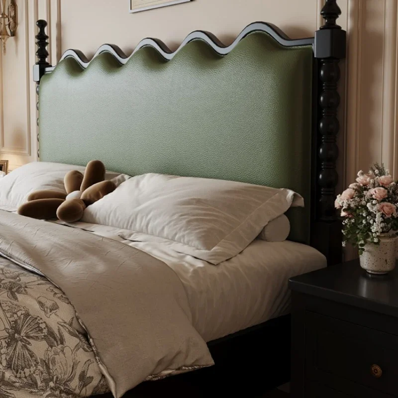 French vintage solid wood bed black 1.5m bed frame
French vintage solid wood bed black 1.5m bed frame