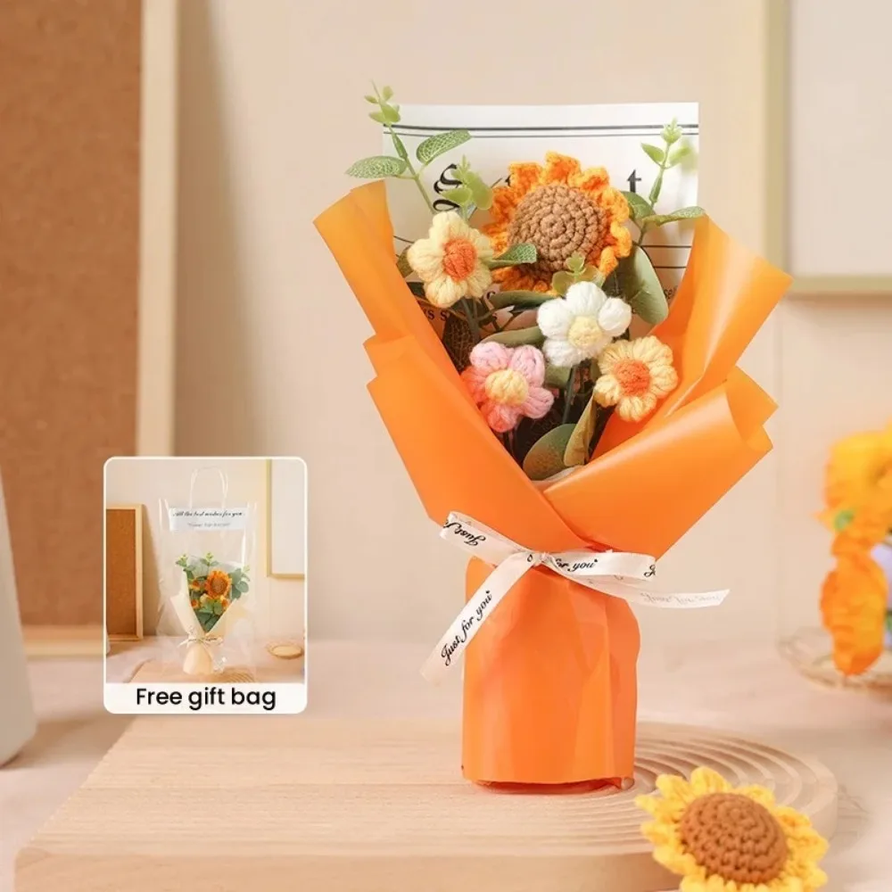 Bouquet Decoration Sunflower DIY Bouquet Cartoon Lovely Sunflower Plush Bouquet Elegant Knitted Knit
Bouquet Decoration Sunflower DIY Bouquet Cartoon Lovely Sunflower Plush Bouquet Elegant Knitted Knit
