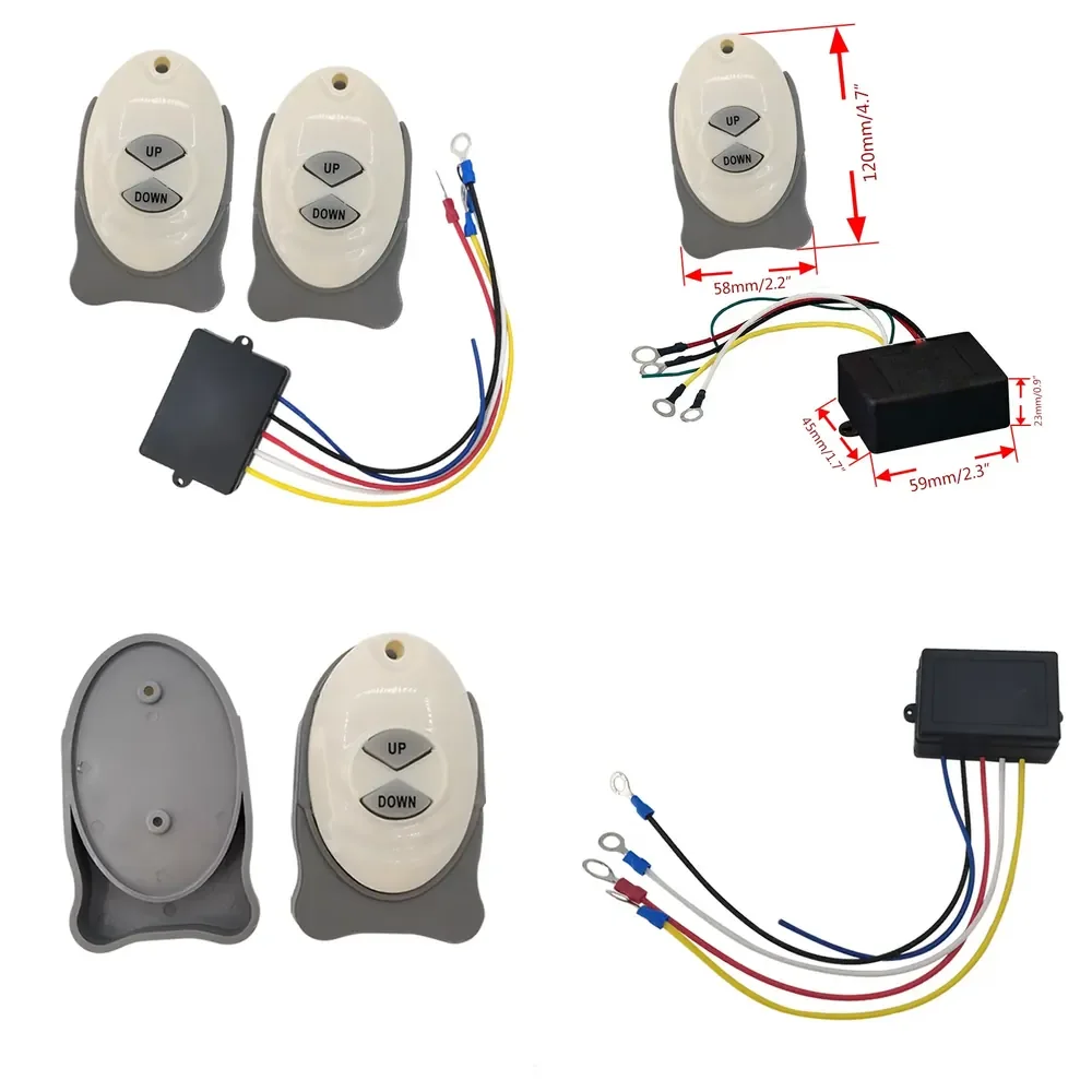 Dual control switch of anchor crane Remote wireless control switch One receiver Dual transmitter Marine yacht electrical
Dual control switch of anchor crane Remote wireless control switch One receiver Dual transmitter Marine yacht electrical