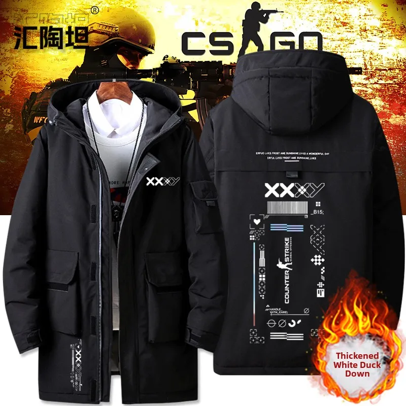 Куртка с капюшоном на молнии, утепленная, молодежная, трендовая, с принтом CSGO Game Print Skin Collaborative Down Jaet ex Winter Top Warmth
Куртка с капюшоном на молнии, утепленная, молодежная, трендовая, с принтом CSGO Game Print Skin Collaborative Down Jaet ex Winter Top Warmth