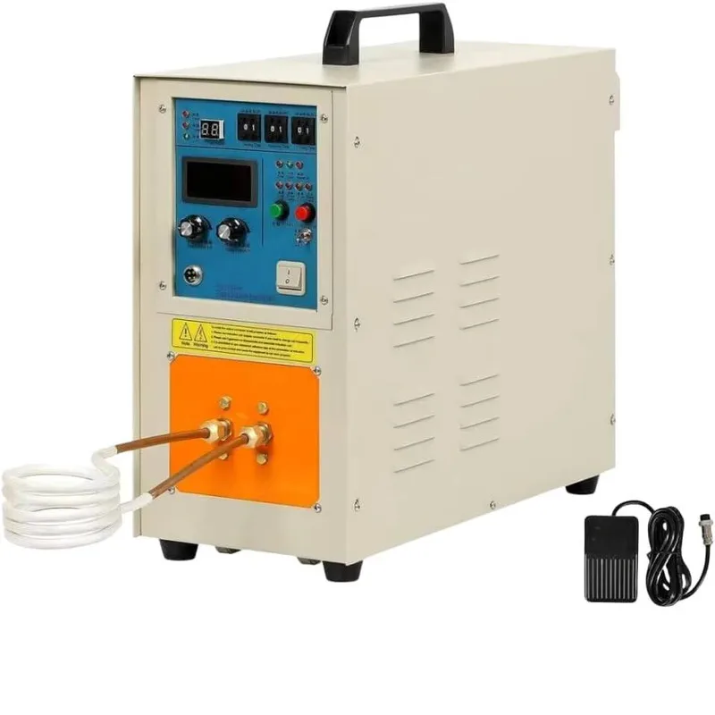 220V 15KW High-Frequency Induction Furnace 2200 Degrees (3992 Fahrenheit) 30-100Khz Welding Machine Rapid Heating
220V 15KW High-Frequency Induction Furnace 2200 Degrees (3992 Fahrenheit) 30-100Khz Welding Machine Rapid Heating