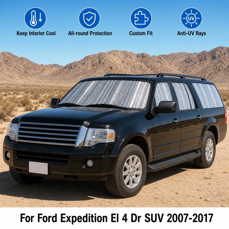 For Ford Expedition El 4 Dr SUV 2007-2017 Full Set Car Window Sunshades UV Block Privacy Heat Insulated Foldable Car Curtain
For Ford Expedition El 4 Dr SUV 2007-2017 Full Set Car Window Sunshades UV Block Privacy Heat Insulated Foldable Car Curtain