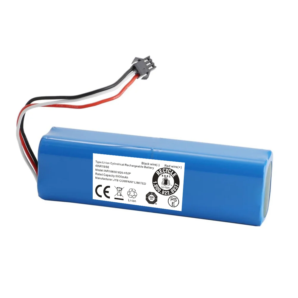 High Capacity 14.4V 6500mAh Battery Replacement for Proscenic M7 MAX M8 Pro Laresar L6 Pro Viomi S9 D800 Ultenic T10.
High Capacity 14.4V 6500mAh Battery Replacement for Proscenic M7 MAX M8 Pro Laresar L6 Pro Viomi S9 D800 Ultenic T10.