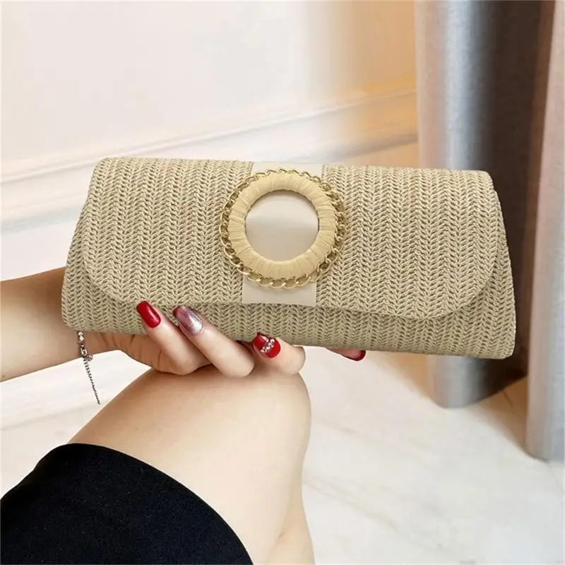 Y3NE Straw Clutch Purse for Women Envelope Bag Straw Crossbody Shoulder Bag Handbag
Y3NE Straw Clutch Purse for Women Envelope Bag Straw Crossbody Shoulder Bag Handbag