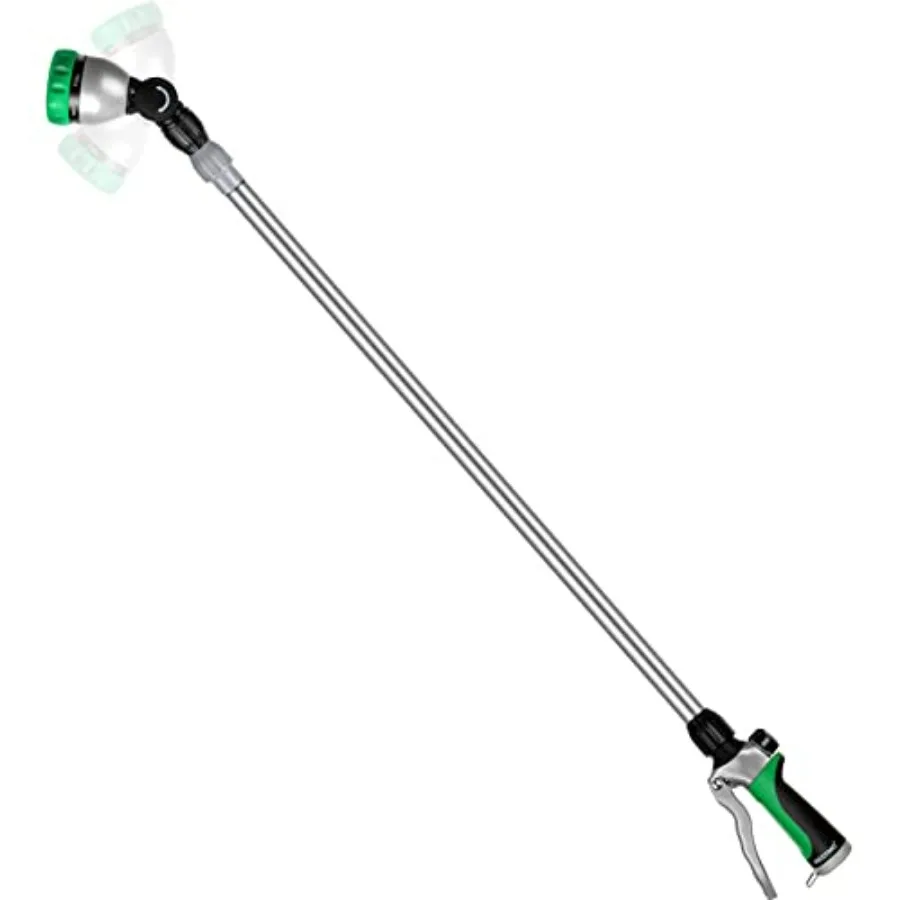 36"-60" Metal Watering Wand, Long Telescopic Tube 180° Adjustable Ratcheting Head 7 Spray Patterns Flow Control, Perfect Garden
36"-60" Metal Watering Wand, Long Telescopic Tube 180° Adjustable Ratcheting Head 7 Spray Patterns Flow Control, Perfect Garden