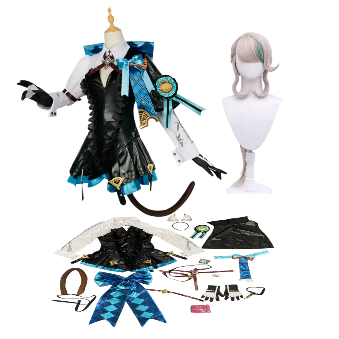 Lynette Cosplay Costume Genshin Impact Lynette Costume Wig Lynette Halloween Party Role Playing Outfit
Lynette Cosplay Costume Genshin Impact Lynette Costume Wig Lynette Halloween Party Role Playing Outfit