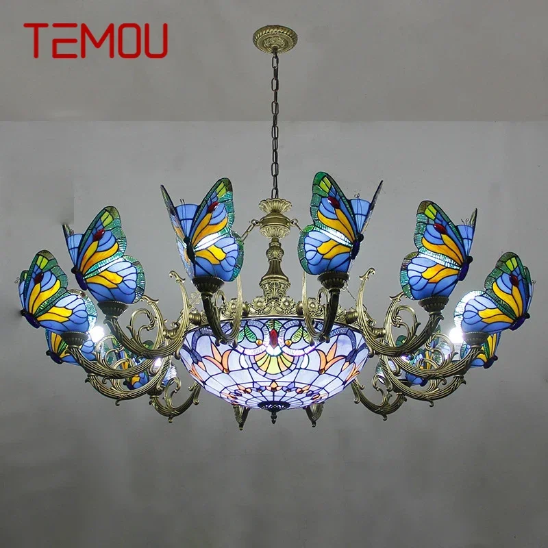 TEMOU Butterfly Chandelier Luxury Art Living Room Restaurant Bedroom Villa Hotel Cafe Bar KTV Club Color Glass Pendant Light
TEMOU Butterfly Chandelier Luxury Art Living Room Restaurant Bedroom Villa Hotel Cafe Bar KTV Club Color Glass Pendant Light