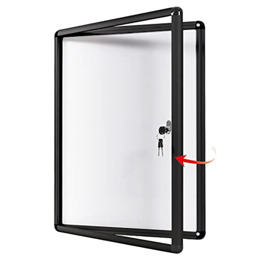 Enclosed Bulletin Boards Magnetic Glass Covered Notice Information Cabinet with Aluminum Frame 38x28inch (9xA4)
Enclosed Bulletin Boards Magnetic Glass Covered Notice Information Cabinet with Aluminum Frame 38x28inch (9xA4)