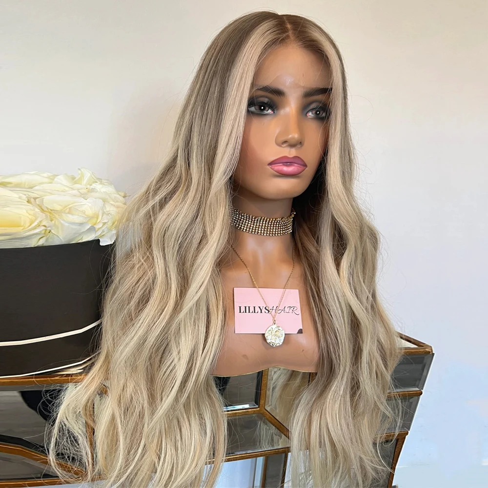 Balayage Выделенный средний блондин парик фронта шнурка пепельные корни расплавленные синтетические парики для женщин термостойкое волокно HD невидимое кружево
Balayage Выделенный средний блондин парик фронта шнурка пепельные корни расплавленные синтетические парики для женщин термостойкое волокно HD невидимое кружево