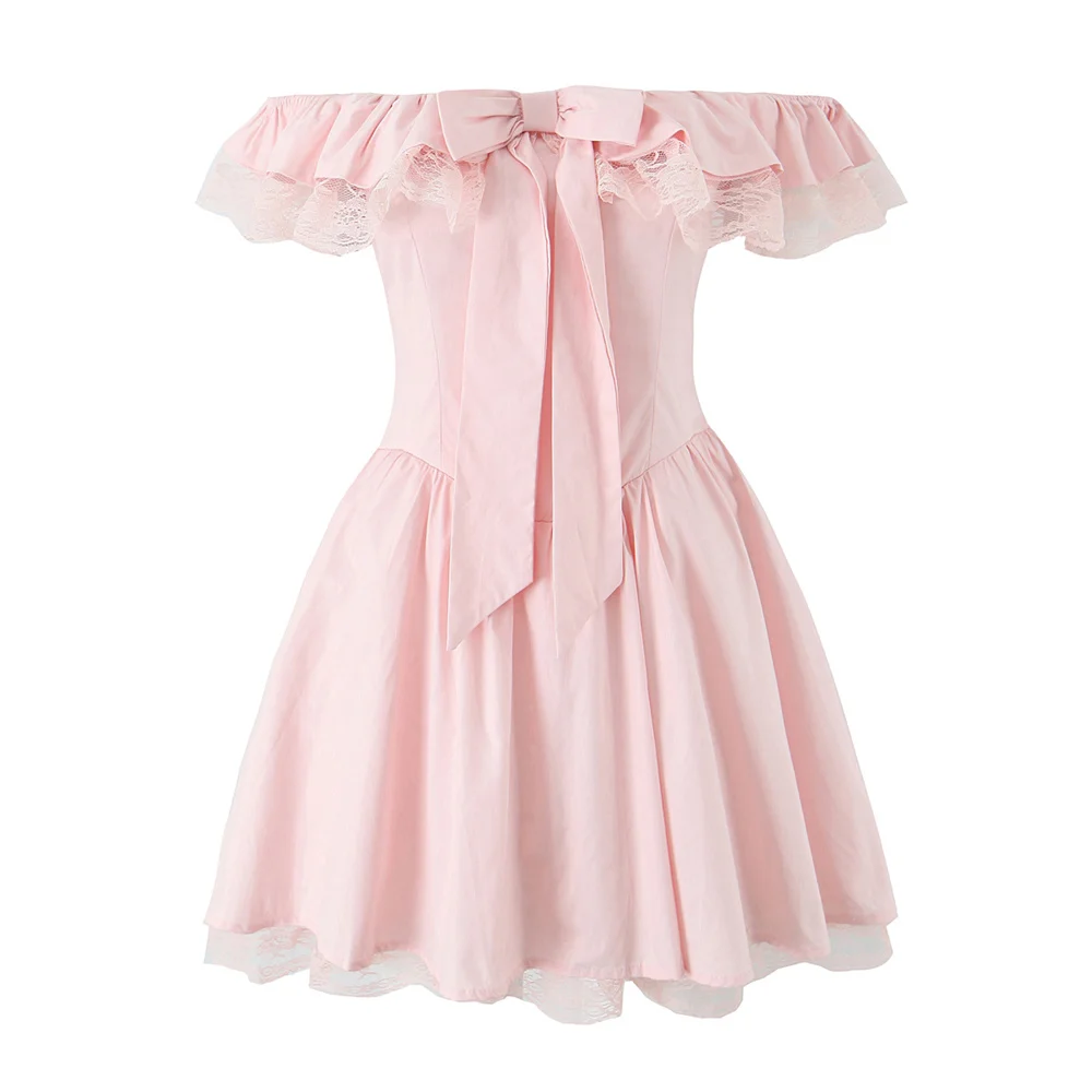 Teen Girls Dress 2025 New Fashion Summer Sweet Pink Lace Mini Dresses for Women Elegant Chic Ladylike Girl Dress 15-18 Years
Teen Girls Dress 2025 New Fashion Summer Sweet Pink Lace Mini Dresses for Women Elegant Chic Ladylike Girl Dress 15-18 Years
