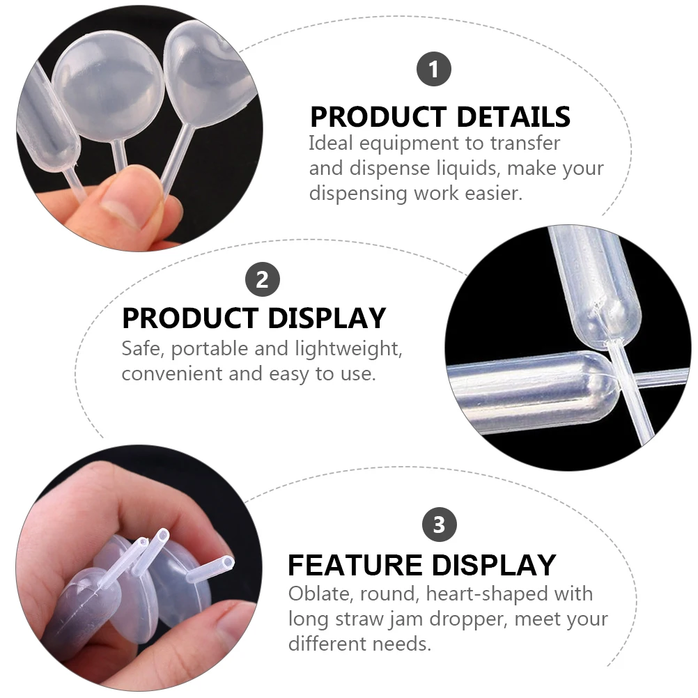 150pcs Pipette Plastic Dropper Plastic Disposable Dropper Pipette Transfer Cake Tool Heart Round Shape Straw
150pcs Pipette Plastic Dropper Plastic Disposable Dropper Pipette Transfer Cake Tool Heart Round Shape Straw