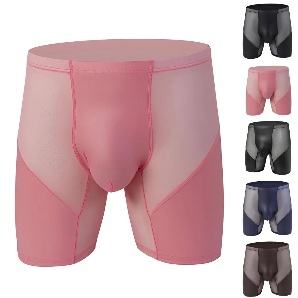 Men Long Leg Boxers Breathable Trunks Sexy Lingerie Pouch Underwear Stretch Underpants Men's Panties Boxershorts Men's Clothing
Men Long Leg Boxers Breathable Trunks Sexy Lingerie Pouch Underwear Stretch Underpants Men's Panties Boxershorts Men's Clothing