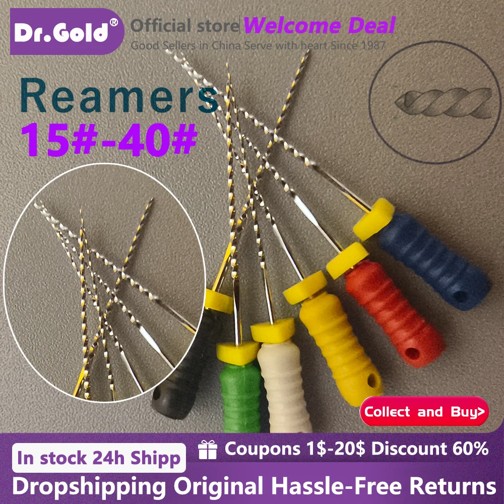 100Pack 6pcs/Pack Dental Reamer Files Endo Root Canal R Files 45#Endodontic Reamer Drill Handuse 45-80# Instrument Endo dentales
100Pack 6pcs/Pack Dental Reamer Files Endo Root Canal R Files 45#Endodontic Reamer Drill Handuse 45-80# Instrument Endo dentales