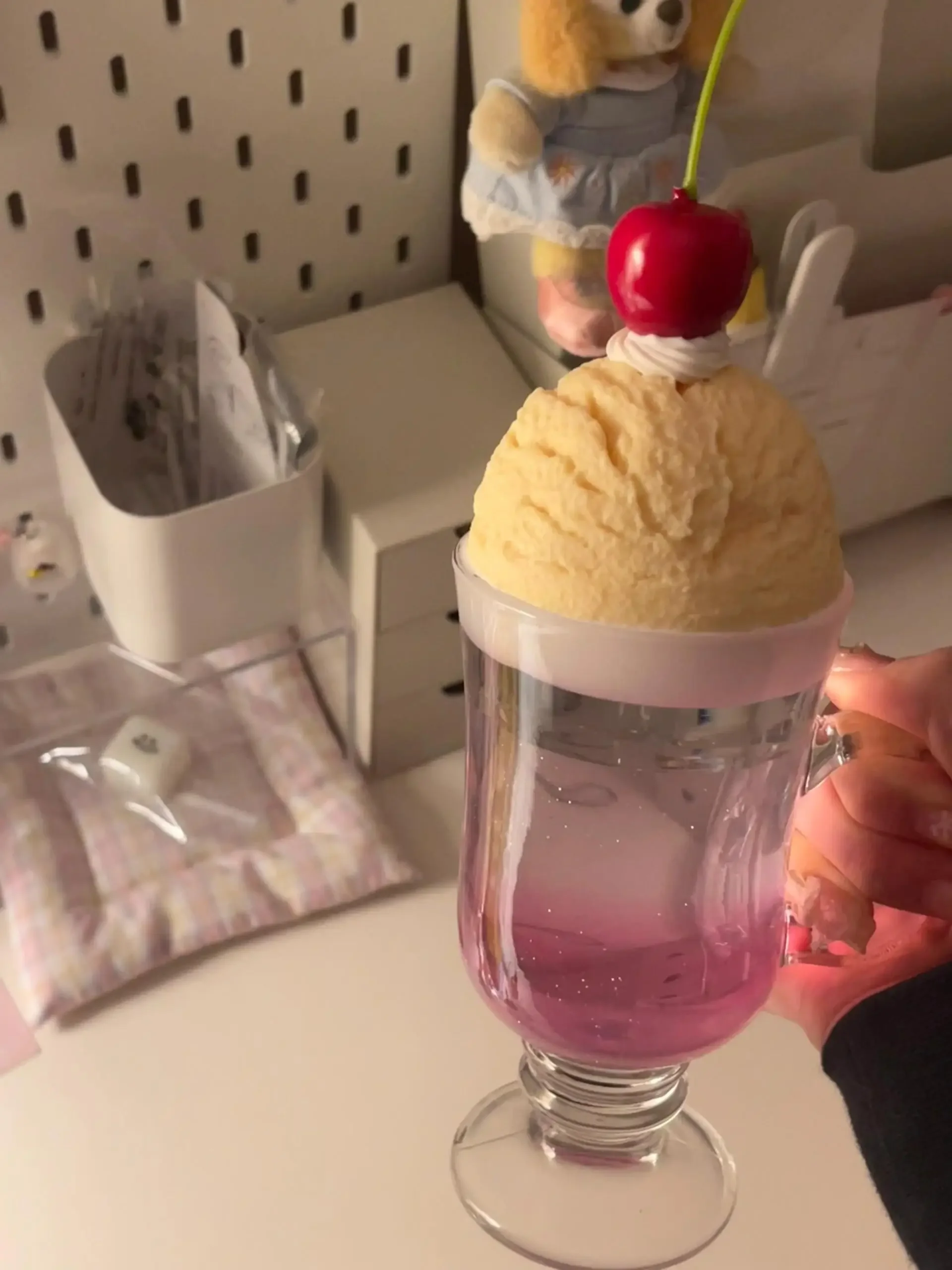 Model Creative Gift Handmade Sakura Soda Desk Ornaments Soda Drink Cup Soda Ice Cream Topping Glass Cup Girls Room Decoration
Model Creative Gift Handmade Sakura Soda Desk Ornaments Soda Drink Cup Soda Ice Cream Topping Glass Cup Girls Room Decoration
