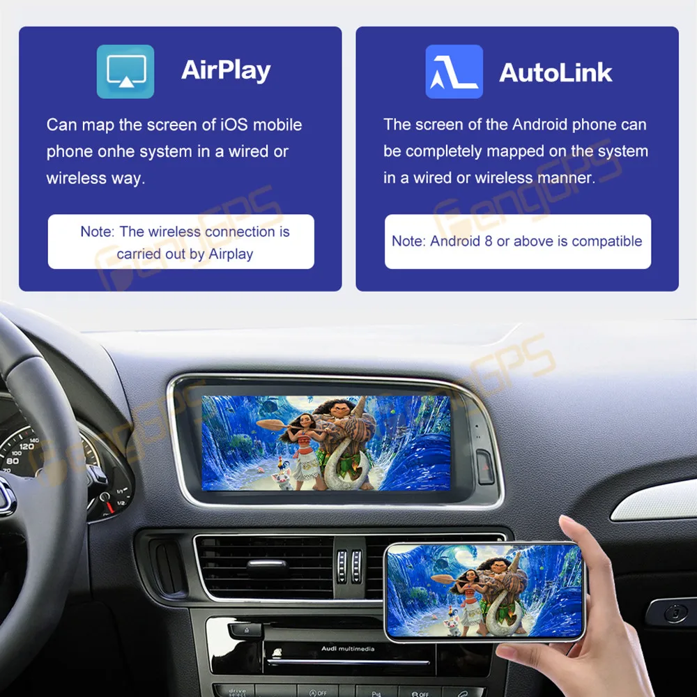 High Configuration 1920*720 Linux Multimedia Display Screen 8.8 Inch Wireless CarPlay For Audi Q5 2009-2017 Android Auto GPS Nav
High Configuration 1920*720 Linux Multimedia Display Screen 8.8 Inch Wireless CarPlay For Audi Q5 2009-2017 Android Auto GPS Nav