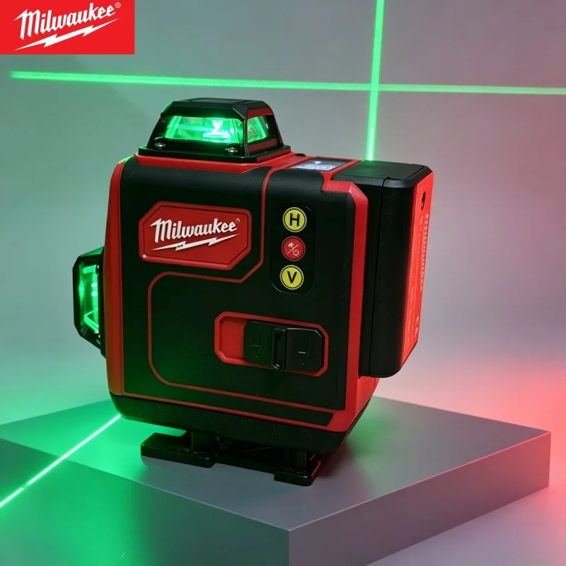 100% Milwaukee Lithium-ion 6Ah Battery18V 4d 6Line Laser Levels High-precision Green Line Portable 360 Horizontal Vertical Level
100% Milwaukee Lithium-ion 6Ah Battery18V 4d 6Line Laser Levels High-precision Green Line Portable 360 Horizontal Vertical Level