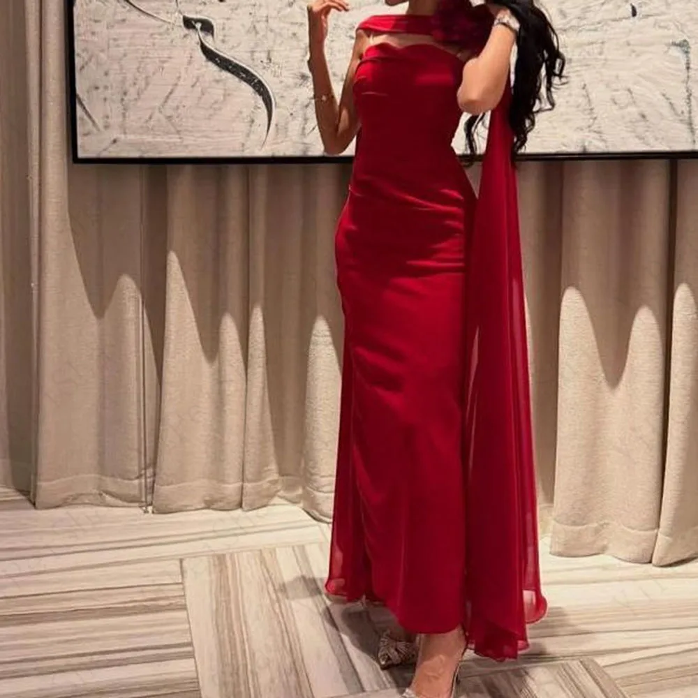 Customized A-Line Prom Dresses Ankle-Length Spaghetti Sleeveless Evening Gown Fashion Flowers Simple Draped Casual Party Gown
Customized A-Line Prom Dresses Ankle-Length Spaghetti Sleeveless Evening Gown Fashion Flowers Simple Draped Casual Party Gown