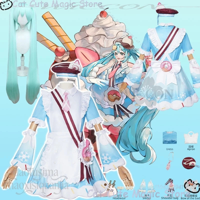 Snow Mikkuu 2026 New Cosplay Anime Game Project Sekai Kawaii Blue Cake Dress Snowflake Pattern Sweet Lolita Navidad Carnaval
Snow Mikkuu 2026 New Cosplay Anime Game Project Sekai Kawaii Blue Cake Dress Snowflake Pattern Sweet Lolita Navidad Carnaval
