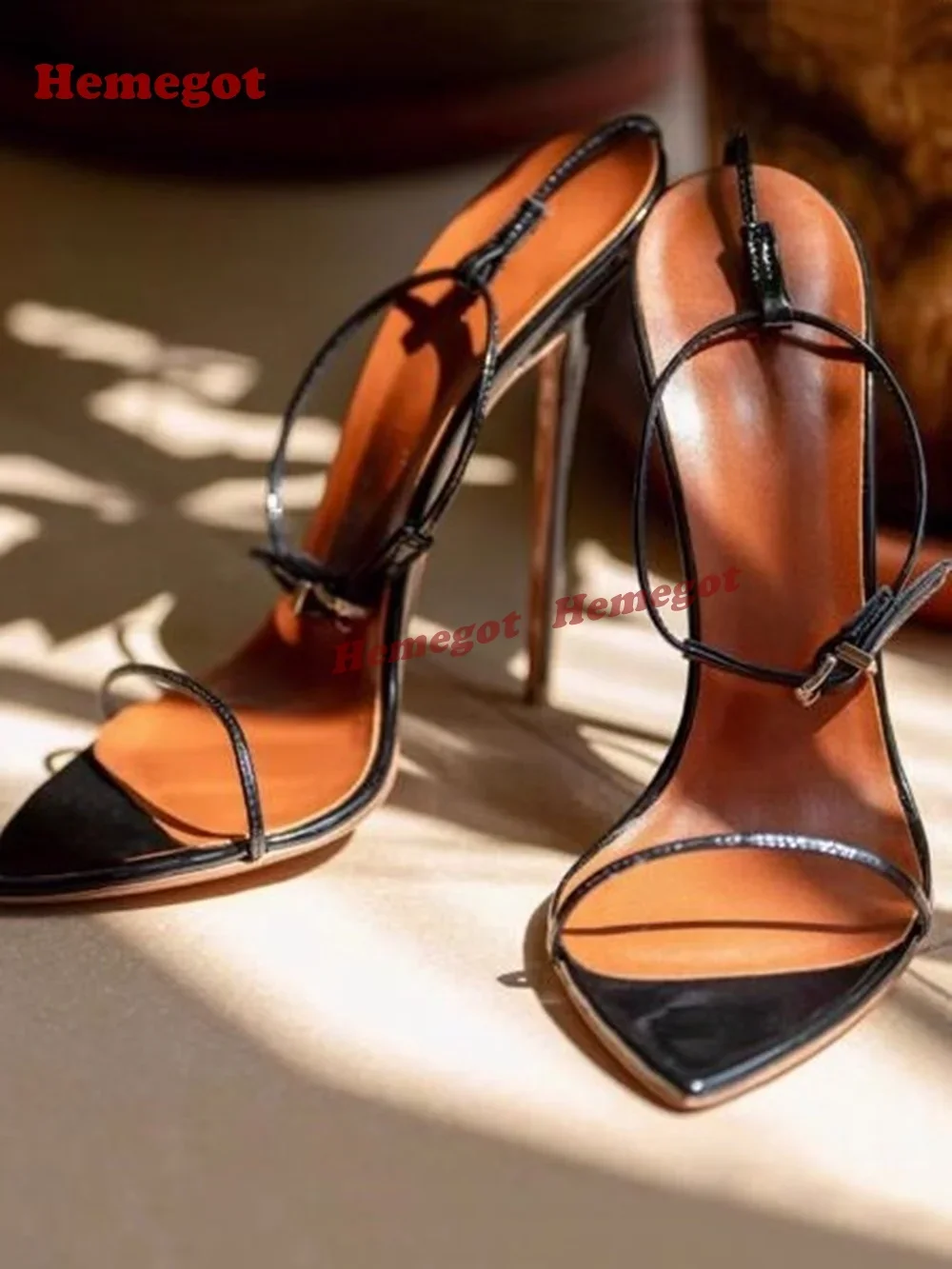 Buckled Thin High Heels Women's Sandals Black Straps Stiletto Heels Sandals Pointy Toe Elegant Splicing Sexy Summer Shoes 2026
Buckled Thin High Heels Women's Sandals Black Straps Stiletto Heels Sandals Pointy Toe Elegant Splicing Sexy Summer Shoes 2026