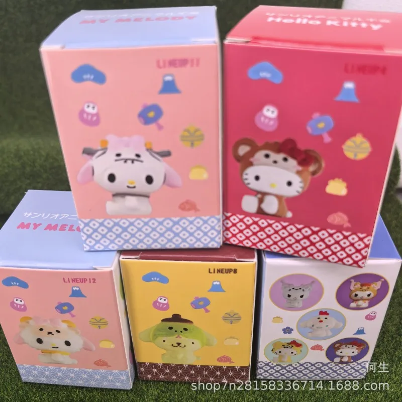 Коллекционные игрушки-сюрпризы Sanrio: мини-фигурки с персонажами, 12 знаков китайского зодиака, Пом Пом Пурин, Куроми, куклы, украшения
Коллекционные игрушки-сюрпризы Sanrio: мини-фигурки с персонажами, 12 знаков китайского зодиака, Пом Пом Пурин, Куроми, куклы, украшения