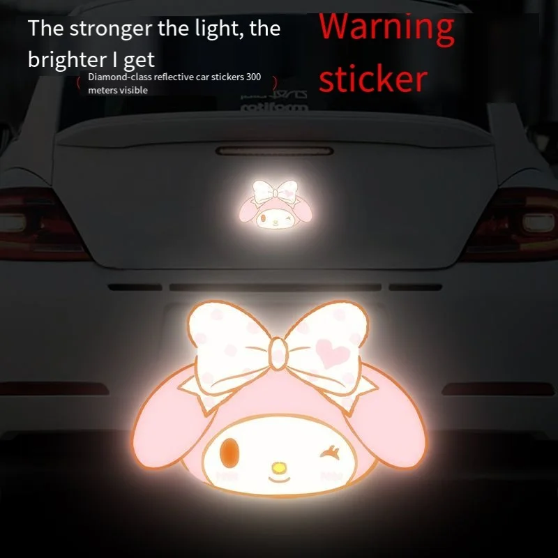Kawaii Sanrio автомобильные наклейки Hellokitty зеркальная безопасная лента противоударные отражающие наклейки Автозапчасти
Kawaii Sanrio автомобильные наклейки Hellokitty зеркальная безопасная лента противоударные отражающие наклейки Автозапчасти