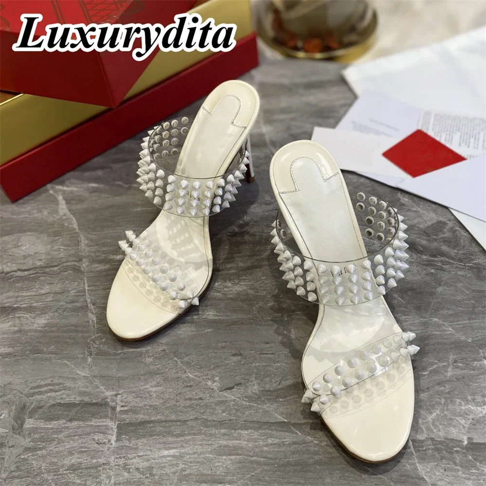 Top Quality Womens High Heels 0-12cm Luxury Fashion Ladies Sandals Designer Classic Red Heel Real Leather soled Mules Shoes 0149
Top Quality Womens High Heels 0-12cm Luxury Fashion Ladies Sandals Designer Classic Red Heel Real Leather soled Mules Shoes 0149