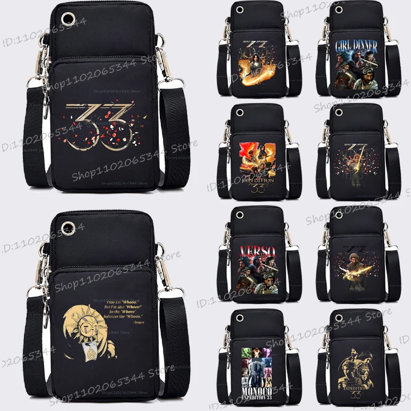Clair Obscur Expedition 33 Funny Game Mini Mobile Phone Bag for Women Men Expedition 33 Fan Gifts Small Crossbody Bags
Clair Obscur Expedition 33 Funny Game Mini Mobile Phone Bag for Women Men Expedition 33 Fan Gifts Small Crossbody Bags