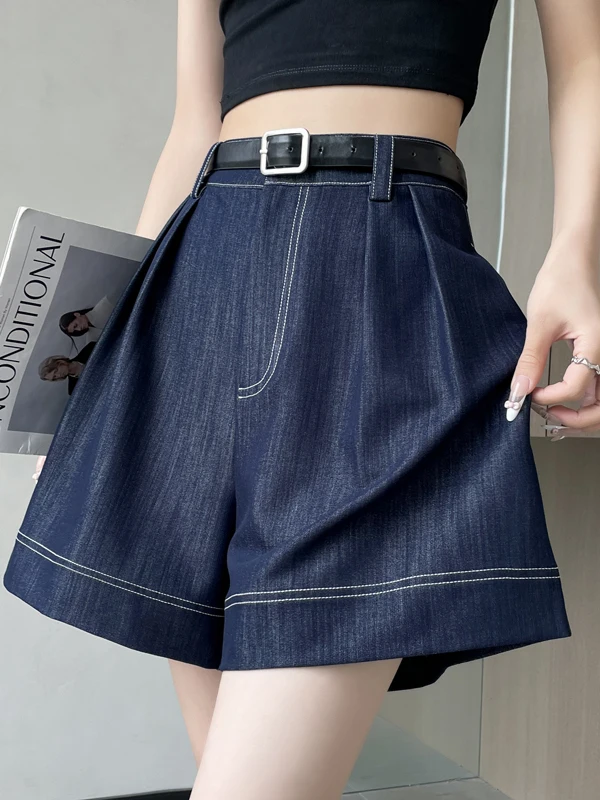 High Waist A-Line Five-Point Casual Jeans Korean Style Wide Leg Denim Pants Summer 2026 Women's Fashion Straight Tube Trousers
High Waist A-Line Five-Point Casual Jeans Korean Style Wide Leg Denim Pants Summer 2026 Women's Fashion Straight Tube Trousers