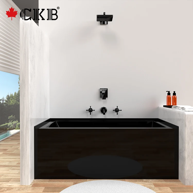 CKB-Rectangle Черный акриловый фартук для ванной комнаты, левая и правая слив, OEM и ODM
CKB-Rectangle Черный акриловый фартук для ванной комнаты, левая и правая слив, OEM и ODM
