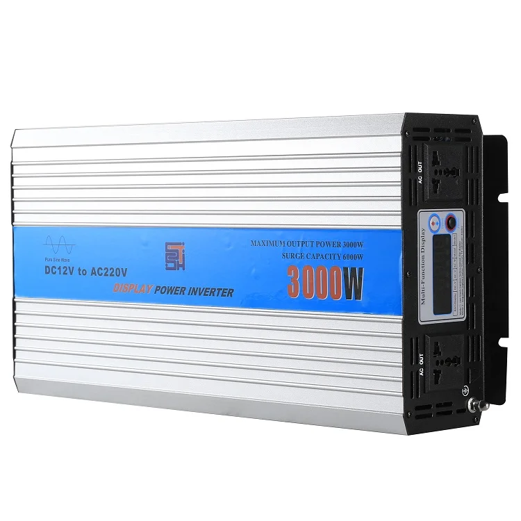 LED Display Inverter 3000 Watt 3kw Off Grid Inversor 12v 24v 220v Pure Sine Wave Power Inverter 3000w 
LED Display Inverter 3000 Watt 3kw Off Grid Inversor 12v 24v 220v Pure Sine Wave Power Inverter 3000w