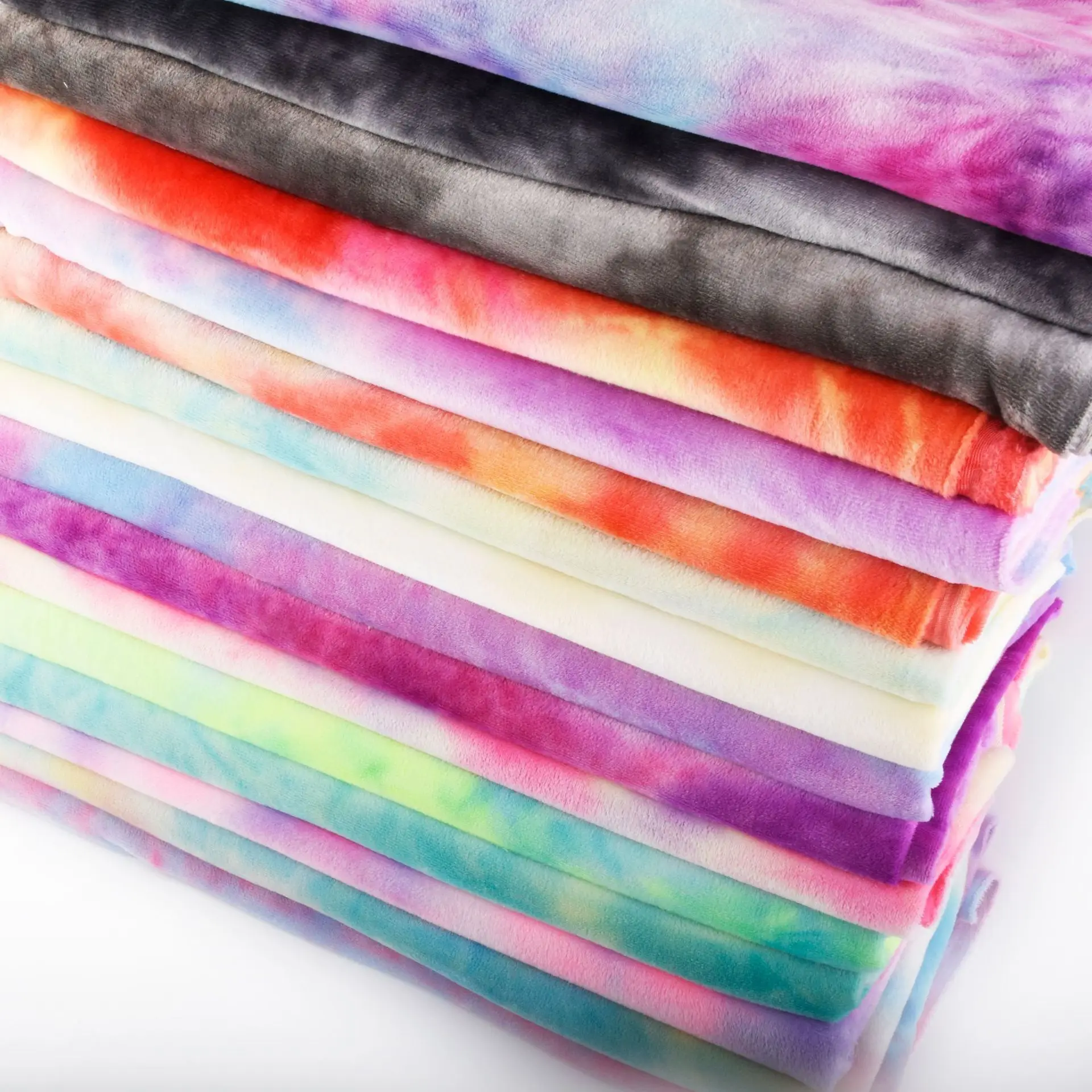 Tie Dyed Soft Plush Minky Fabrics Diy Handmade Home Textile Doll Apparel Cushion Pillow Blanket Material
Tie Dyed Soft Plush Minky Fabrics Diy Handmade Home Textile Doll Apparel Cushion Pillow Blanket Material