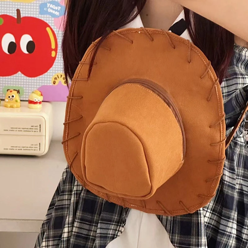 Creative Woody Cowboy Hat Backpack Womens Cute Cartoon Cowboy Hat For Girls Leisure Children's School Bag Gift
Creative Woody Cowboy Hat Backpack Womens Cute Cartoon Cowboy Hat For Girls Leisure Children's School Bag Gift