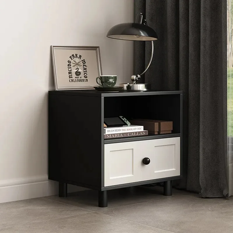 Mufeng French retro black bedside table simple color matching children's bedroom light luxury small apartment bedside table dra
Mufeng French retro black bedside table simple color matching children's bedroom light luxury small apartment bedside table dra