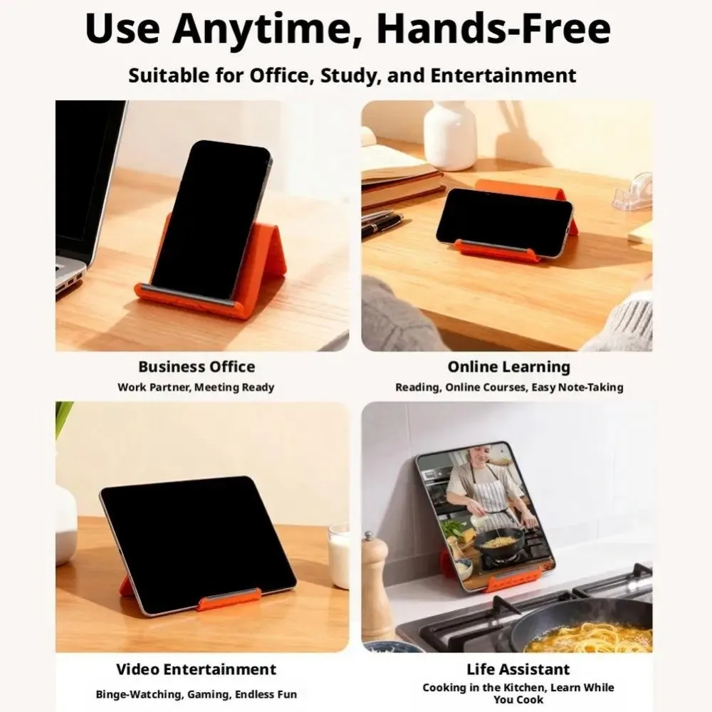 Adjustable Foldable Silicone Phone Holder Universal Multi-Angle Flexible Phone Stand Silicone Bendable Phone Bracket Desktop
Adjustable Foldable Silicone Phone Holder Universal Multi-Angle Flexible Phone Stand Silicone Bendable Phone Bracket Desktop