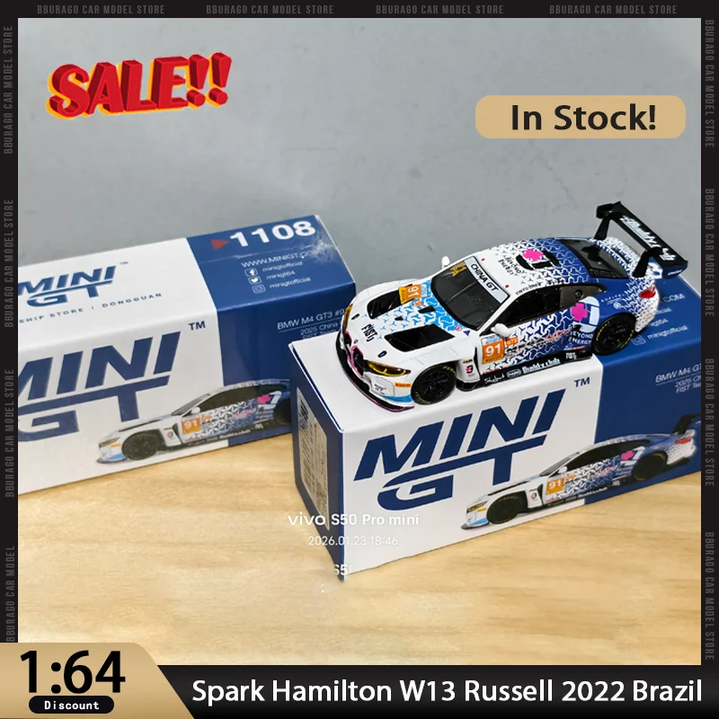 Новинка в наличии: Minigt 1108 1:64 BMW M4 GT3 Limited Edition 2025 First Team # Коллекционная модель из сплава 91 Alloy: литые украшения и игрушки на заказ
Новинка в наличии: Minigt 1108 1:64 BMW M4 GT3 Limited Edition 2025 First Team # Коллекционная модель из сплава 91 Alloy: литые украшения и игрушки на заказ