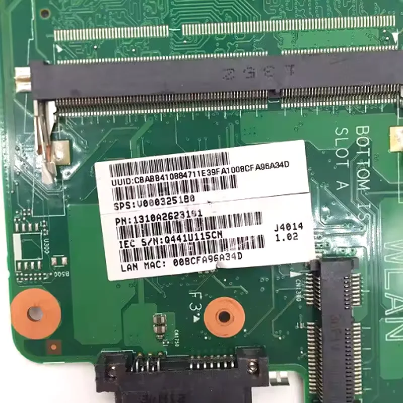 V000325180 для Toshiba Satellite C55 C55-A 6050A2623101-MB-A02 Материнская плата для ноутбука с процессором SR1SE N3520 100% полное тестирование хорошо
V000325180 для Toshiba Satellite C55 C55-A 6050A2623101-MB-A02 Материнская плата для ноутбука с процессором SR1SE N3520 100% полное тестирование хорошо