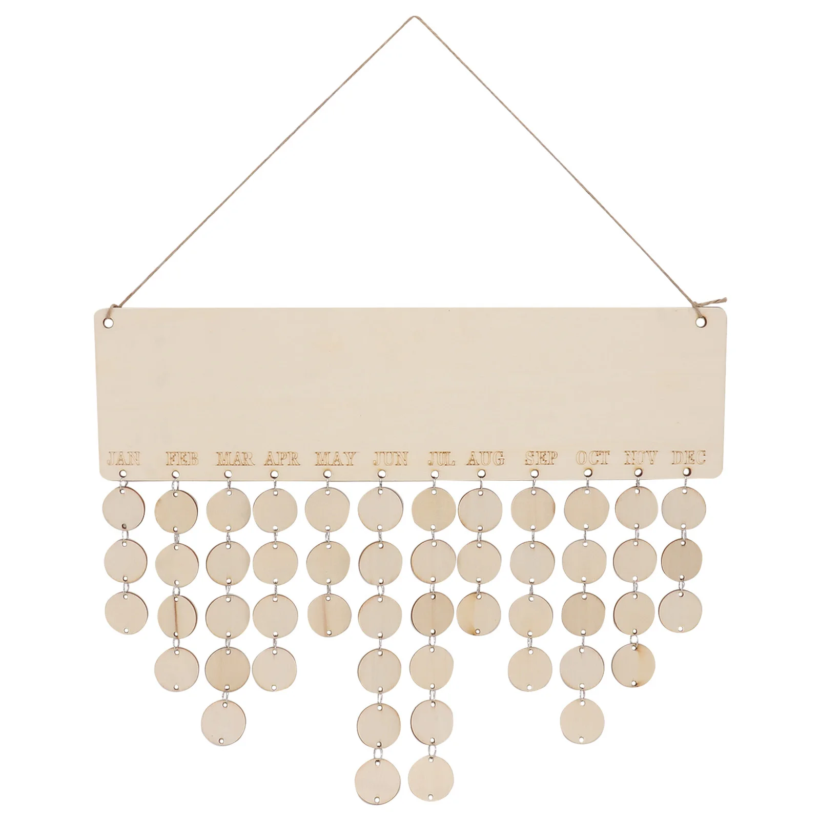 1 set 1 Set Diy Wooden Countdown Calendar Board 50 Wafers Natural Wood Wall Hanging Block Calendar For Home Decoration Reminder
1 set 1 Set Diy Wooden Countdown Calendar Board 50 Wafers Natural Wood Wall Hanging Block Calendar For Home Decoration Reminder