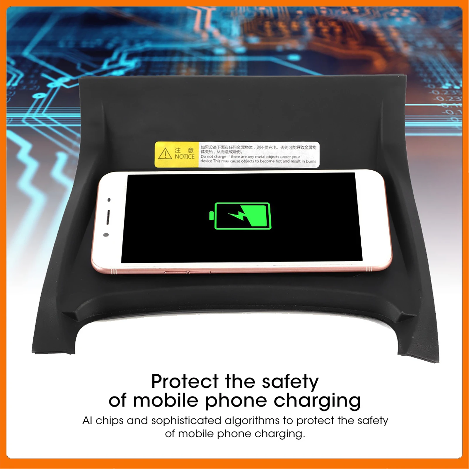 Wireless Car Charging Plate 15W Wireless Car Charger Plate Fast Mobile Phone Fit for Land Rover Discovery Sport 2015-2019
Wireless Car Charging Plate 15W Wireless Car Charger Plate Fast Mobile Phone Fit for Land Rover Discovery Sport 2015-2019