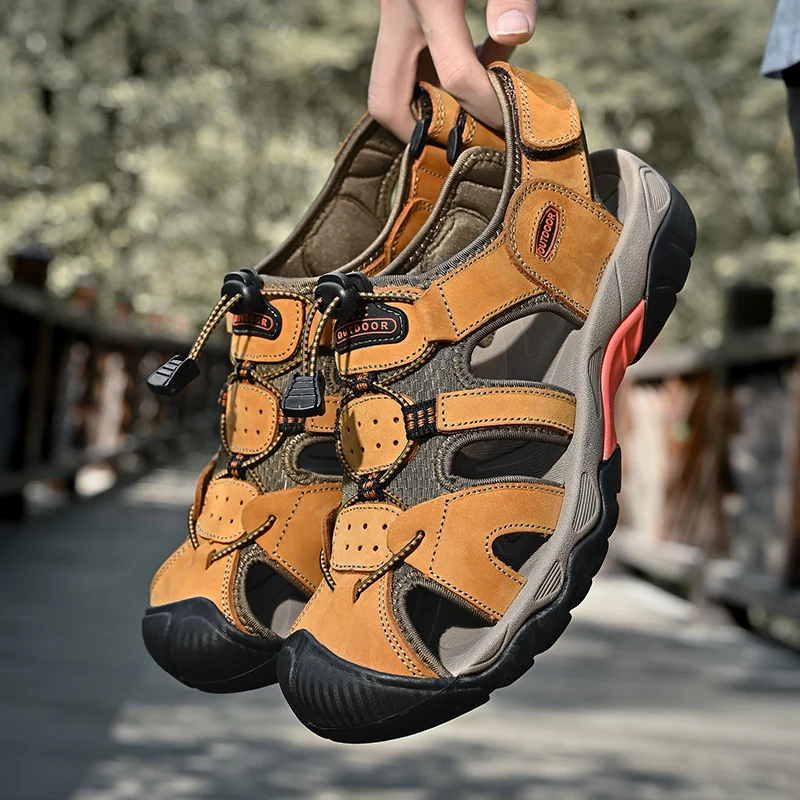 Mens Shoes Sandals Flat Beach Leathercasual and Fashionable at Home and Outdoors
Mens Shoes Sandals Flat Beach Leathercasual and Fashionable at Home and Outdoors