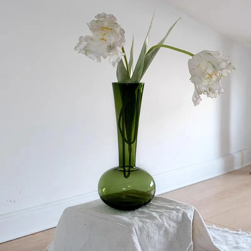 Long Neck Glass Flower Vase Orchid Hydroponic Planters Chinese Style Home Decorative Accessories Xian Zhongshi
Long Neck Glass Flower Vase Orchid Hydroponic Planters Chinese Style Home Decorative Accessories Xian Zhongshi