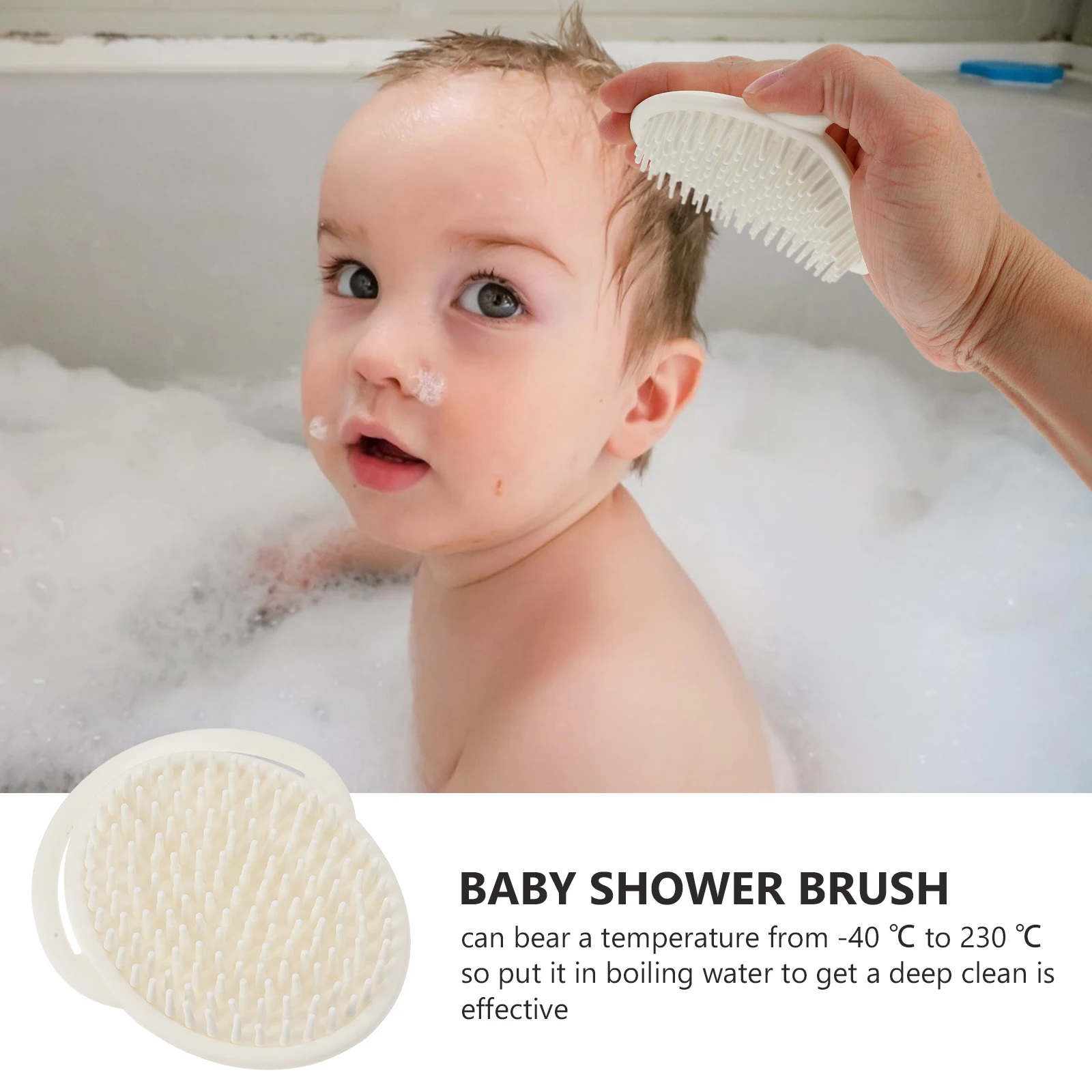 Baby Silicone Bath Brush Food-Grade Material Gentle For Sensitive Skin Massage Cleaning Exfoliating Portable Shower
Baby Silicone Bath Brush Food-Grade Material Gentle For Sensitive Skin Massage Cleaning Exfoliating Portable Shower
