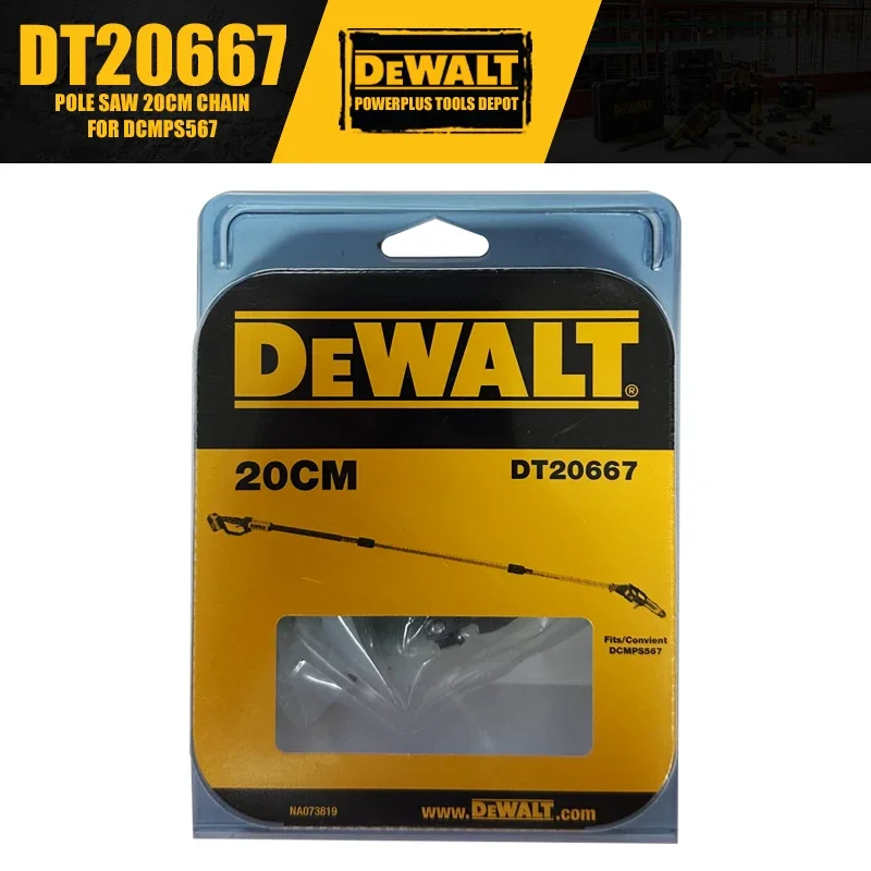 DEWALT DT20667 Полюсная пила 20 см Цепная садовая электроинструмент Аксессуары для DCMPS567
DEWALT DT20667 Полюсная пила 20 см Цепная садовая электроинструмент Аксессуары для DCMPS567